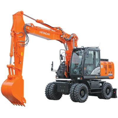18T Wheeled Excavator Hire Eastbourne